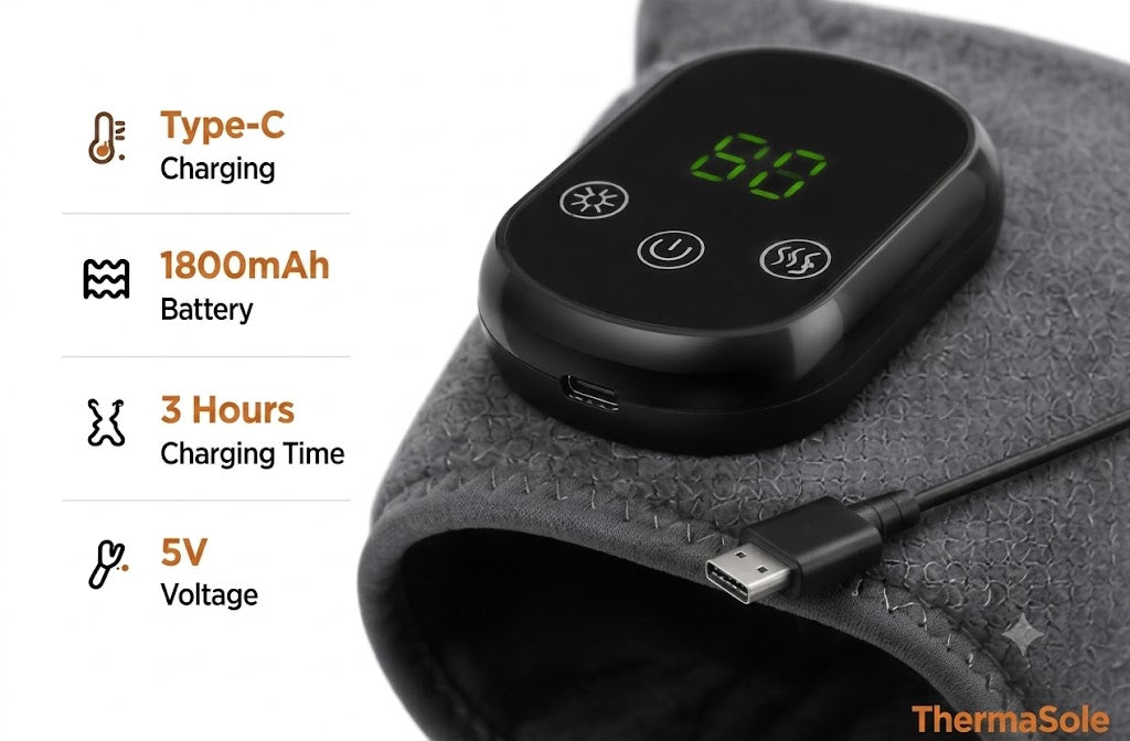 ThermaSole Heated & Massaging Wrap
